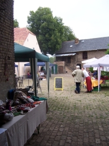Blick auf den Hof